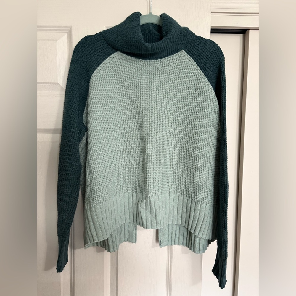Madewell Turtleneck Sweater with Open Back